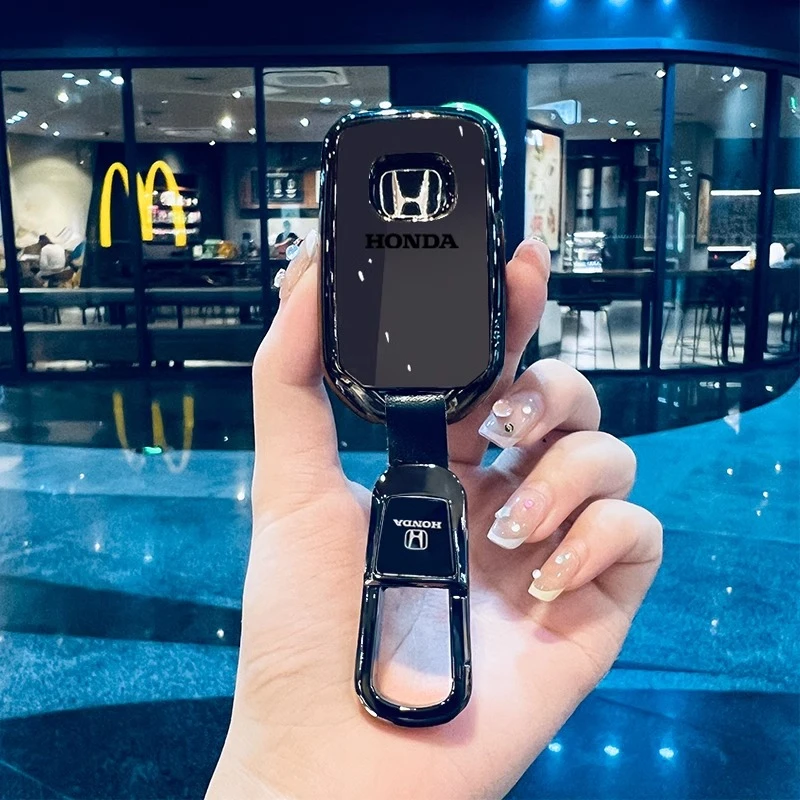 本田钥匙套思域雅阁十代冠道crv车xrv高档缤智男皓影凌派飞度扣壳