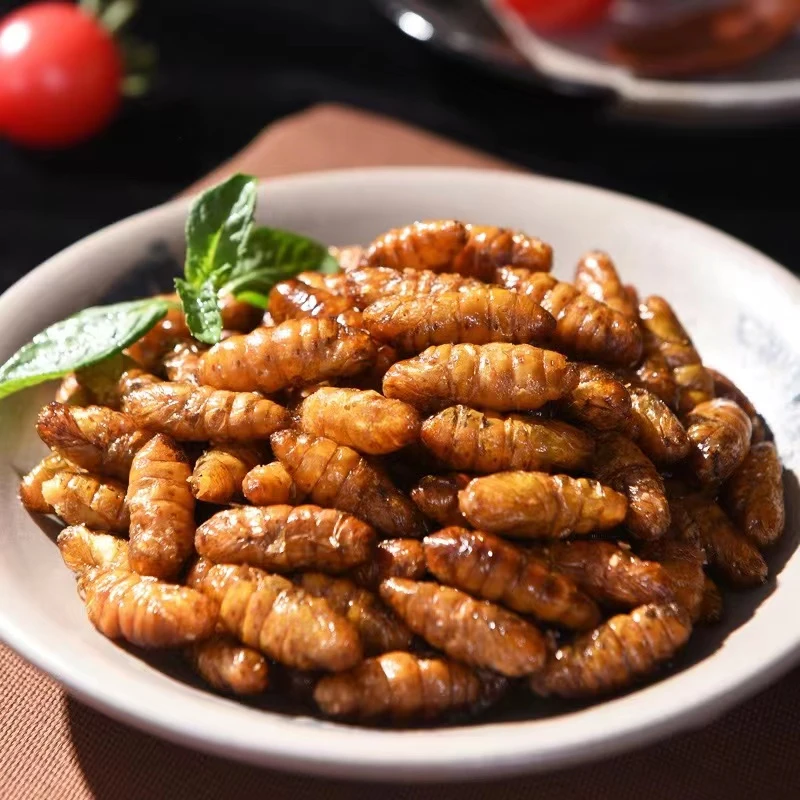 备【厨匠东哥】香酥金丝蛹5罐