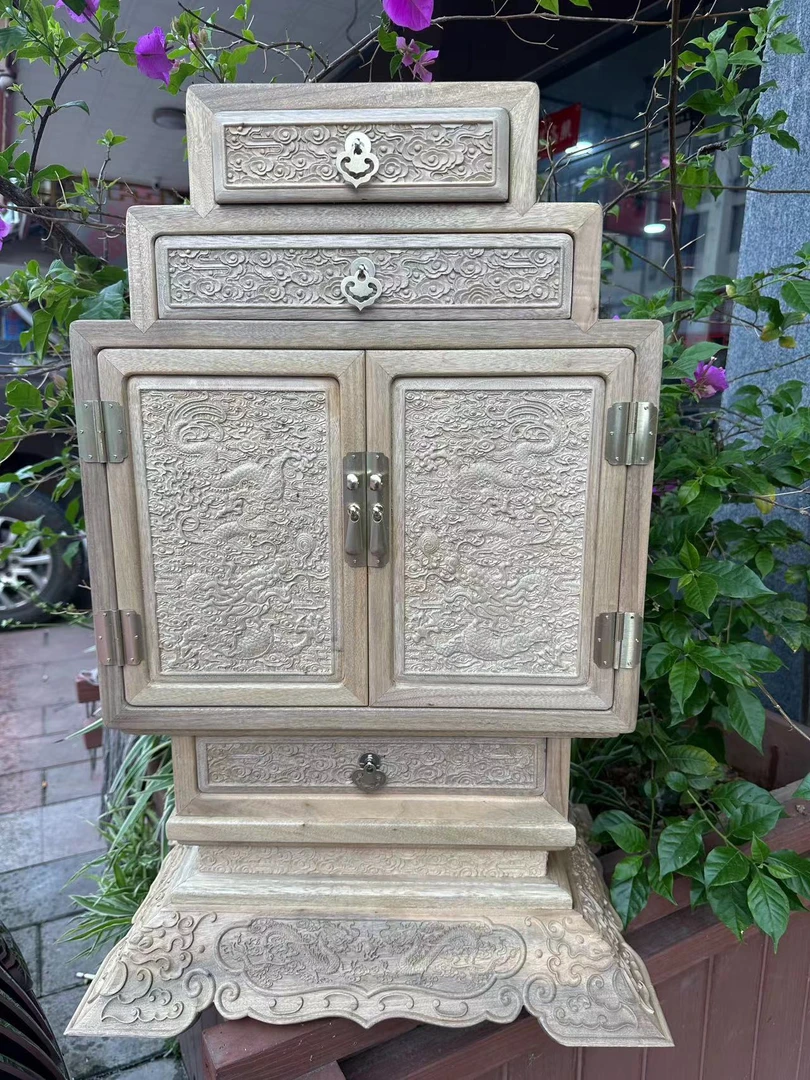 金丝楠小叶桢楠龙柜