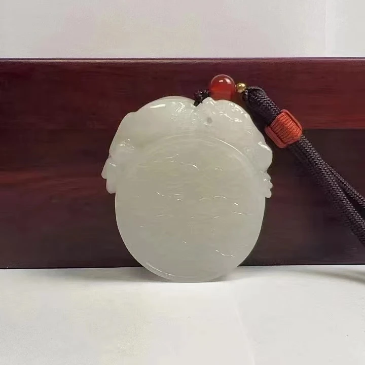 和田玉 貔貅 大料 把件