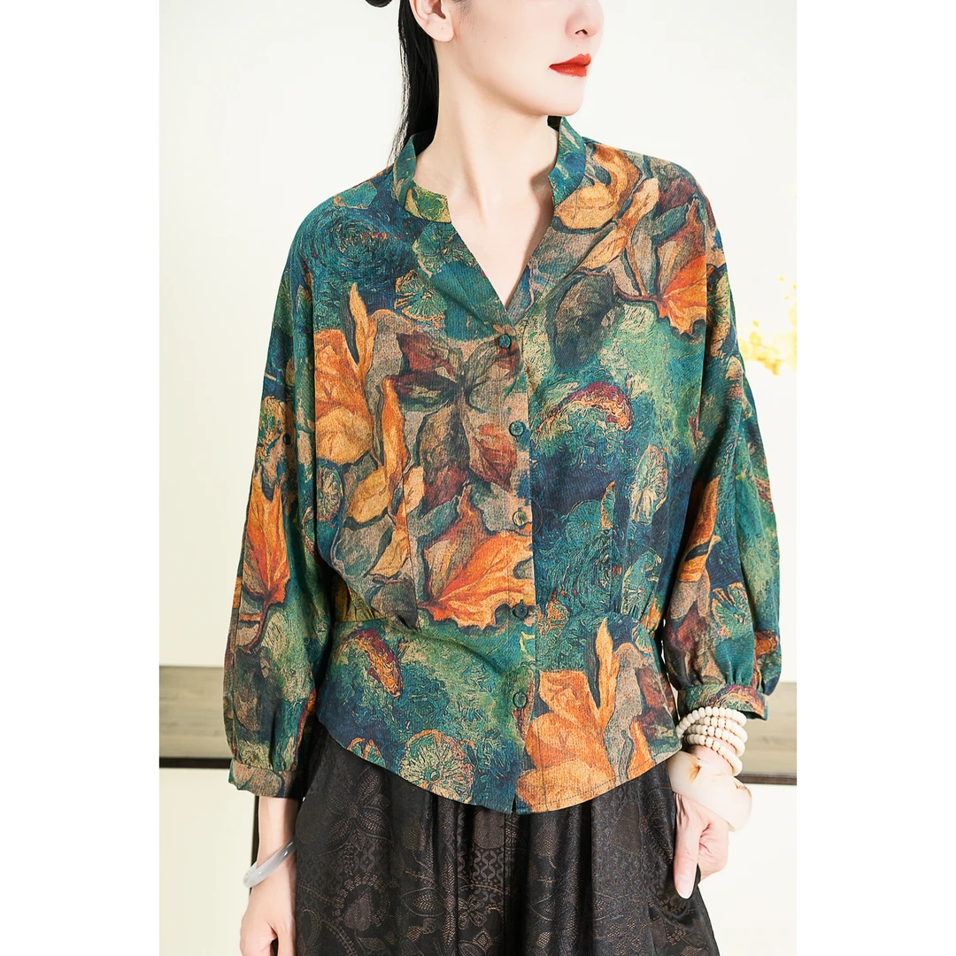 【缘聚】2024新款60姆咪重磅高端优雅大气夏季上衣