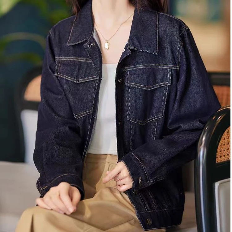 备注好物分享品牌春秋秋季短外套长袖短款时尚休闲百搭复古宽松