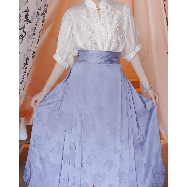 知禾 【紫黛】马面裙