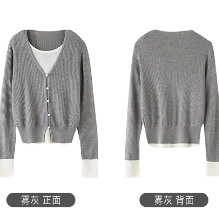 ZHUOXI/着西设计感休闲时尚温柔百搭针织开衫30W115