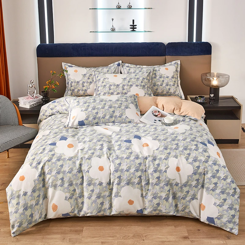 2024年新款 全棉印花斜纹纯棉加厚四件套四季可用