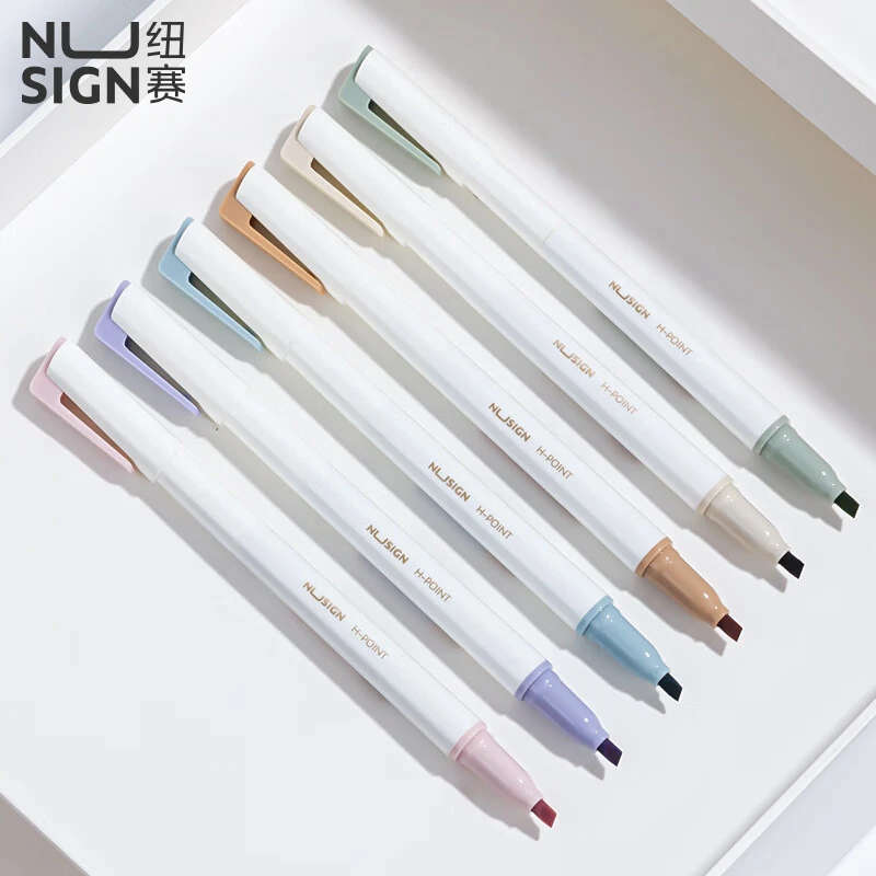 得力NS701-1和风系标记笔学生用做笔记