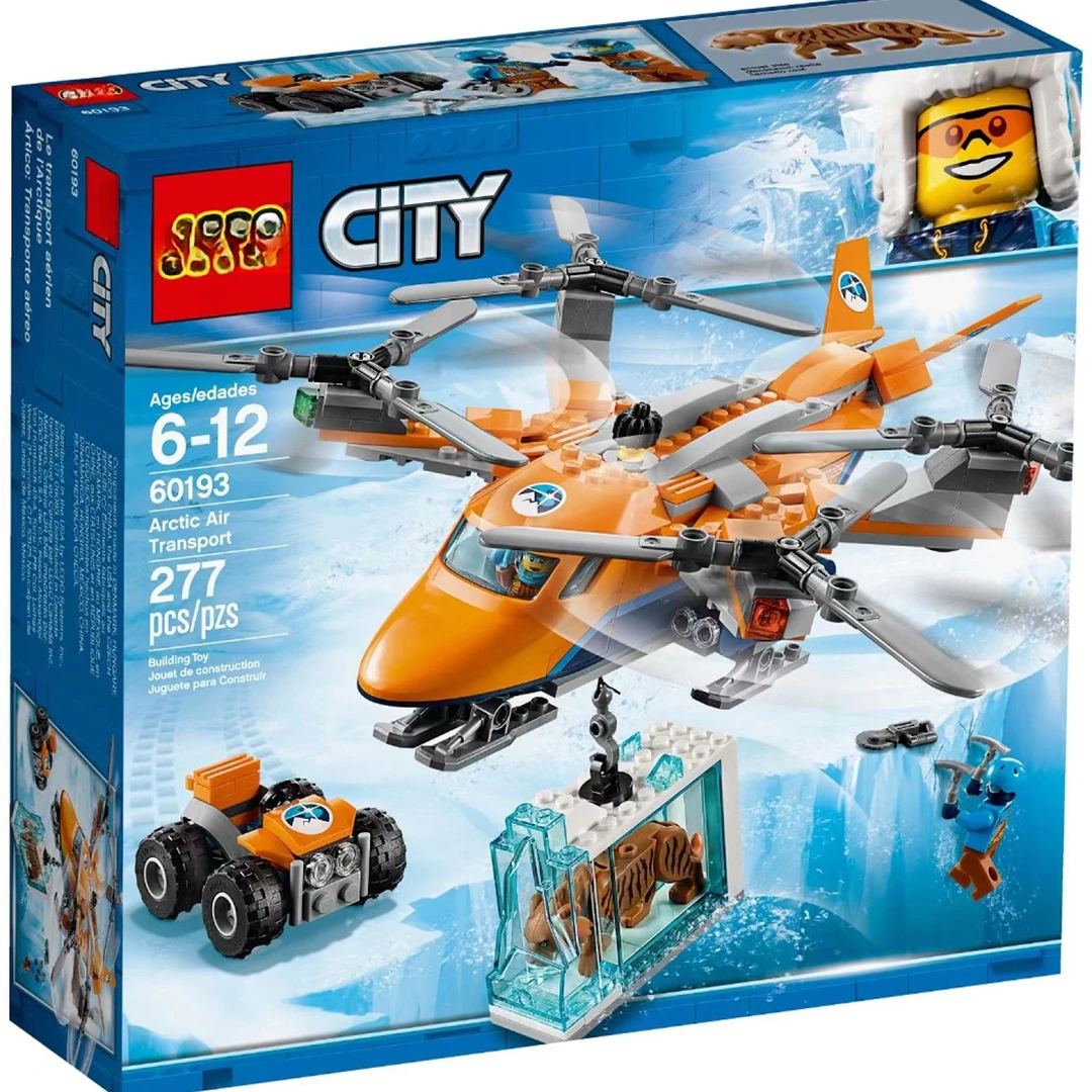 60193城市系列极地空中运输机收藏版（展品回盒）