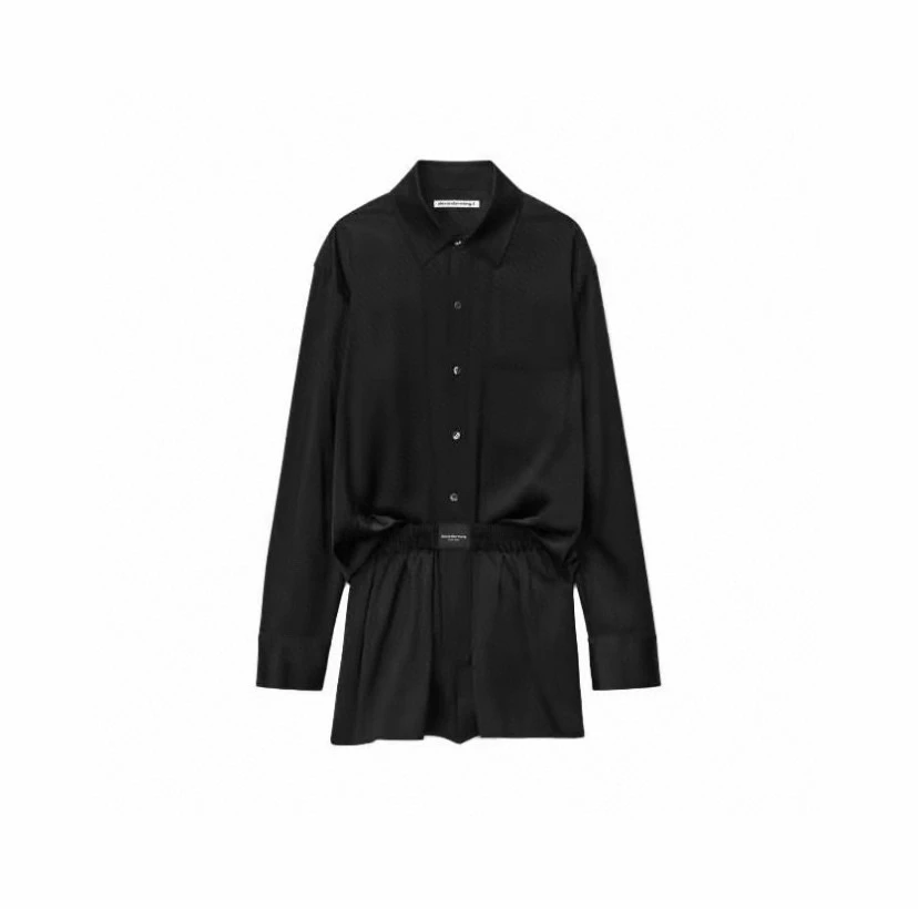全新未使用  Alexanderwang 女士黑色连体裤 Wsn10013