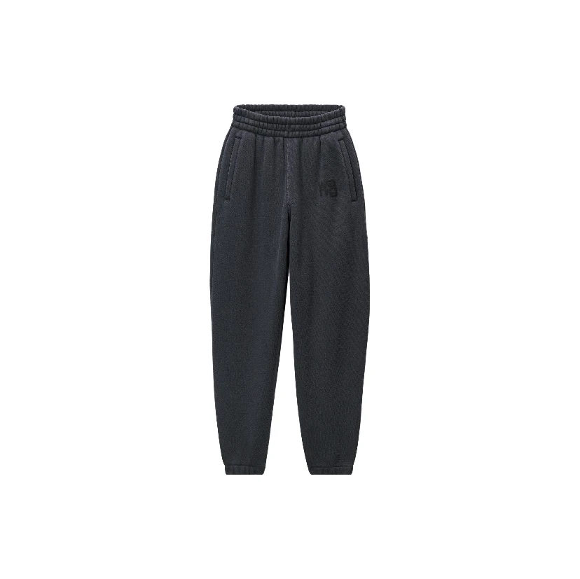全新未使用  Alexanderwang 女士印花束脚运动裤 Wsp10002