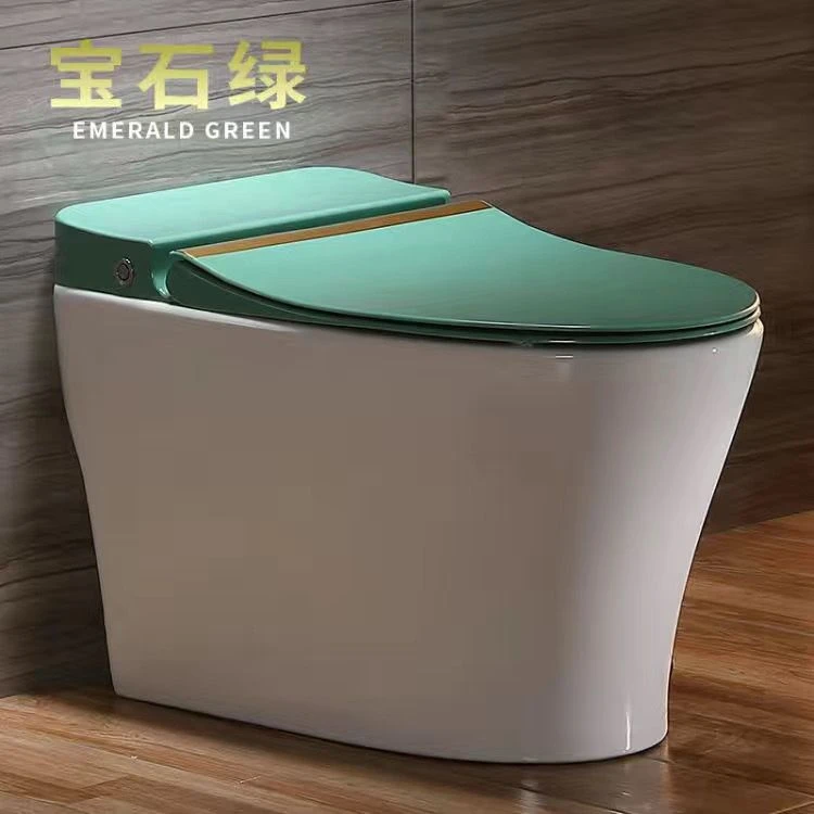 简约风安装老式无水箱小户型坐便器节水电动脉冲座便器虹吸式防溅