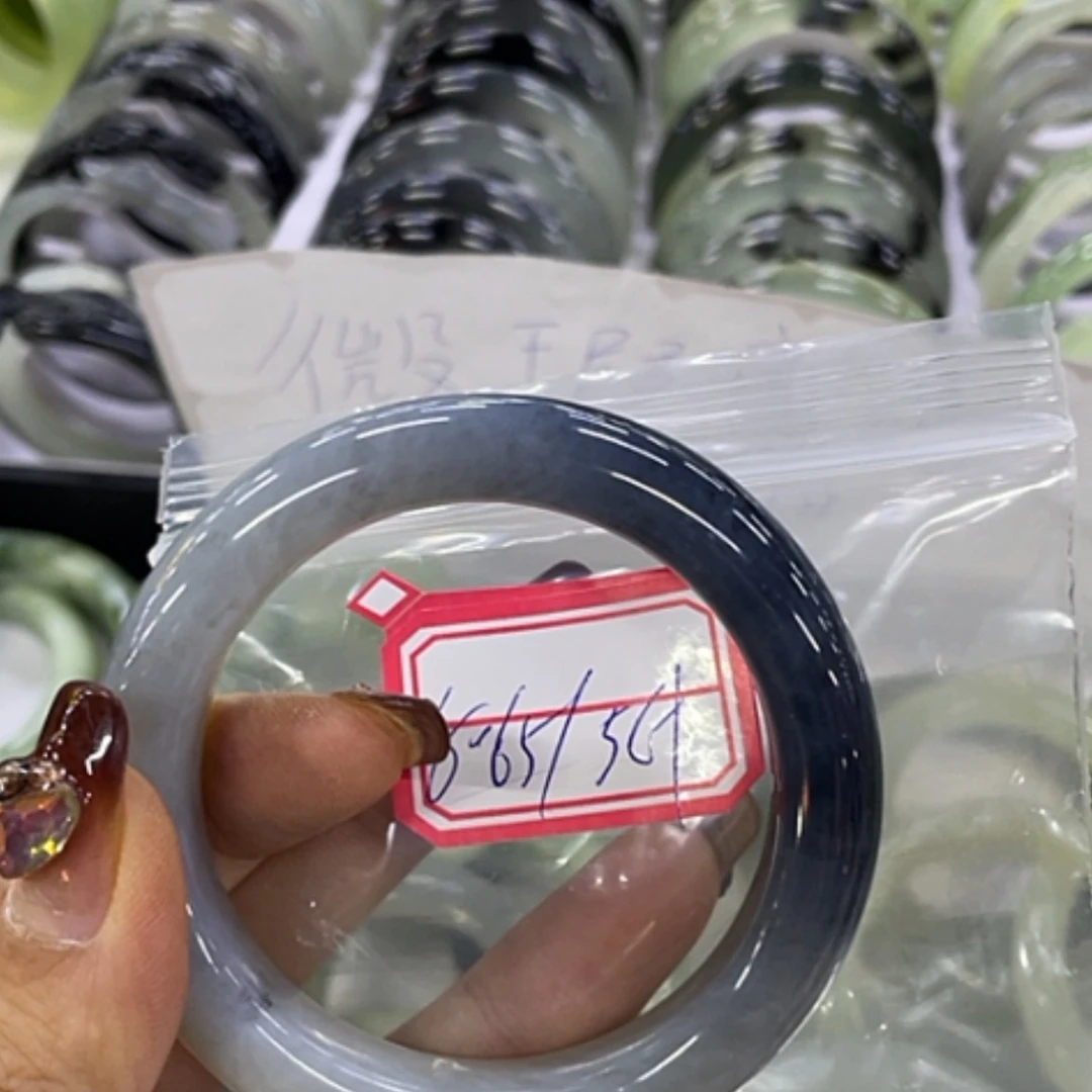 【闪购商品】蛇纹石玉手镯未镶嵌用****5