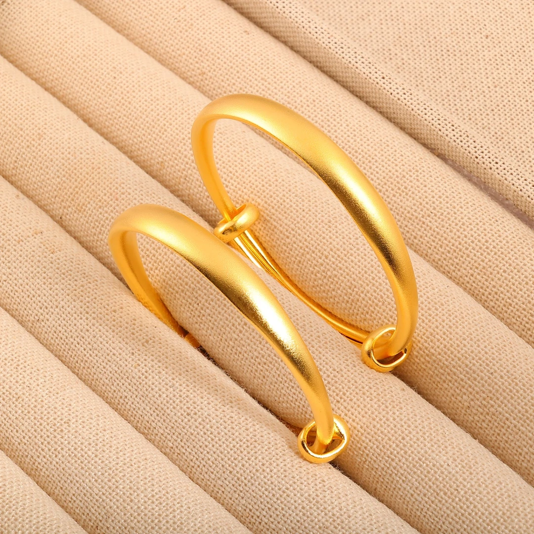 足银手镯 足银手镯 古法泥鳅背儿童手镯