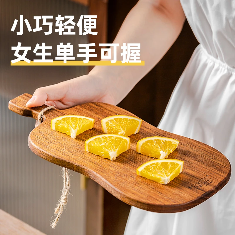 紫金檀木创意整木小菜板点心盘树枝形菜板实木托盘辅食板木盘托盘