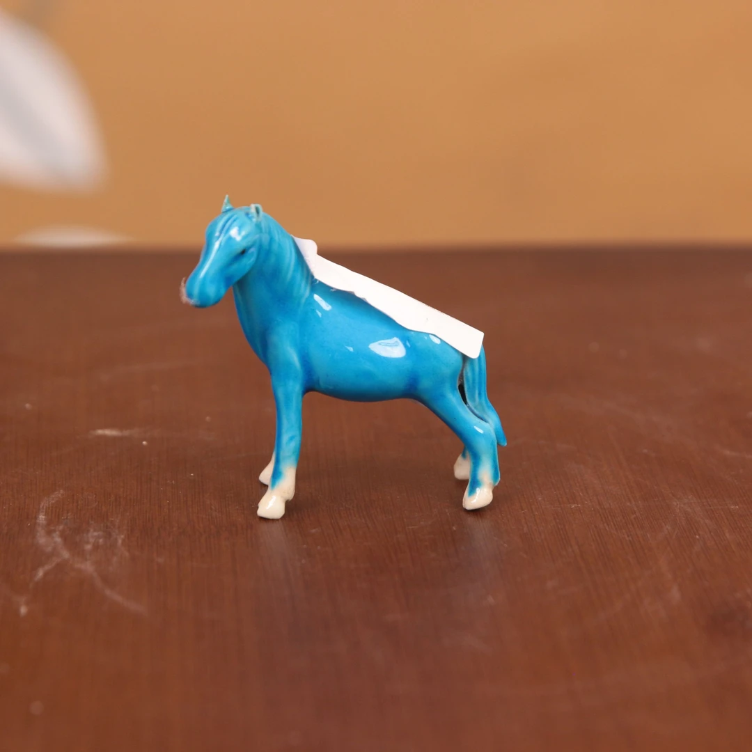 HX202304026民国瓷塑马