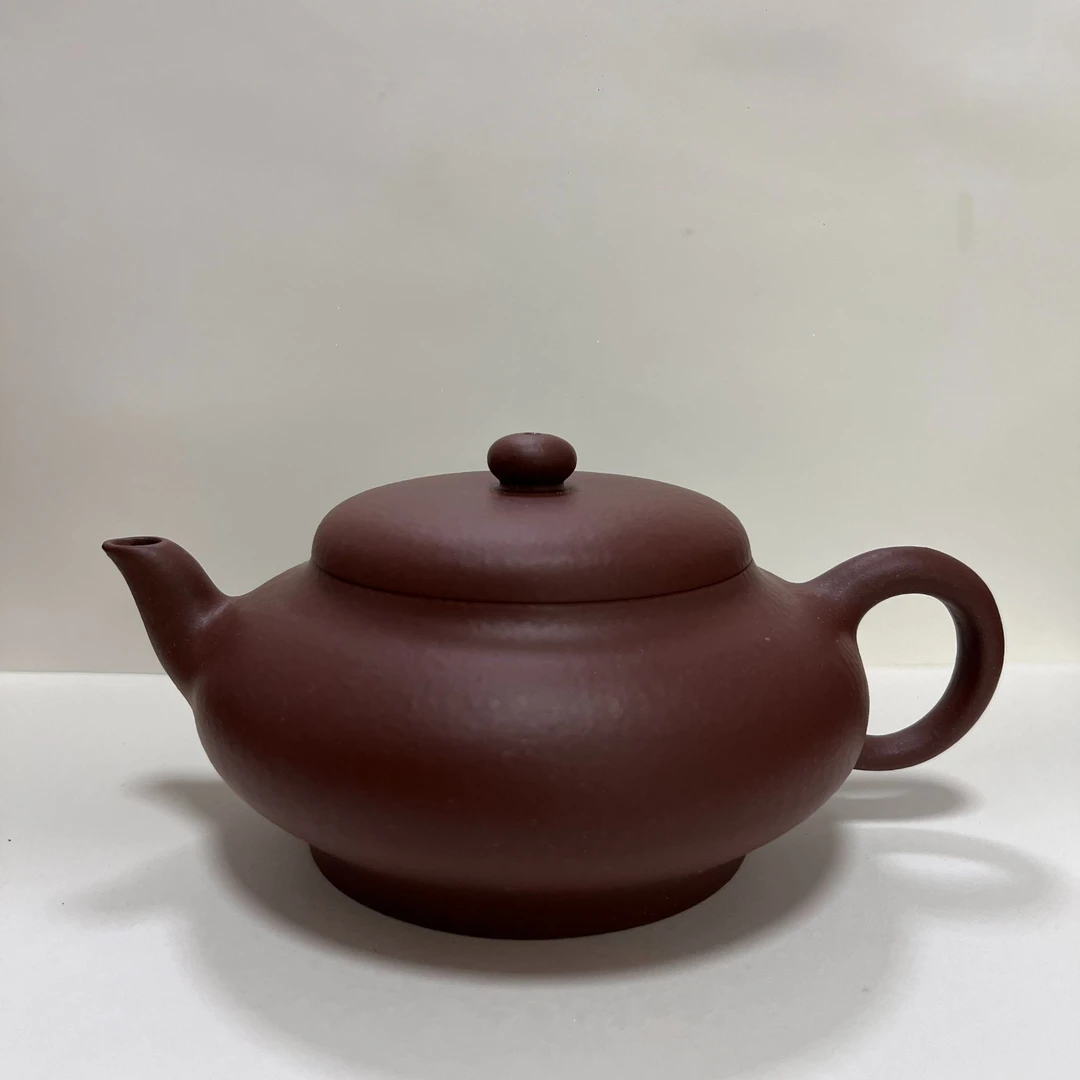 宜兴紫砂壶扁玉（红清水160cc