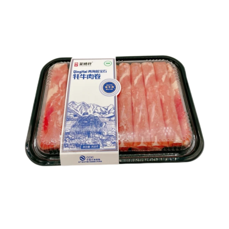 聚顺祥青海蓝宝石牦牛肉卷350g