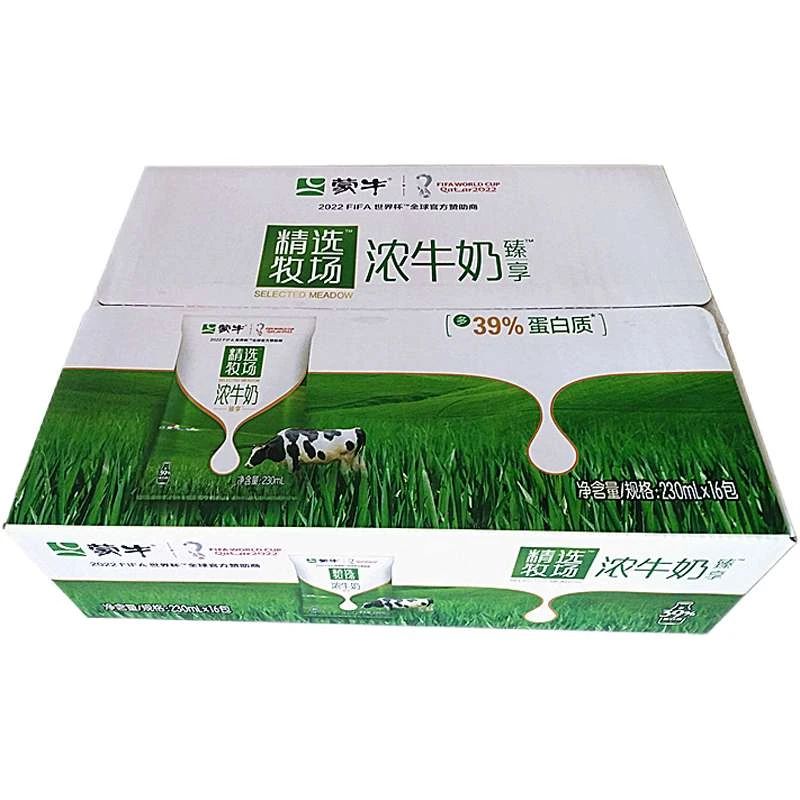 蒙牛臻享浓牛奶230ml*16/箱