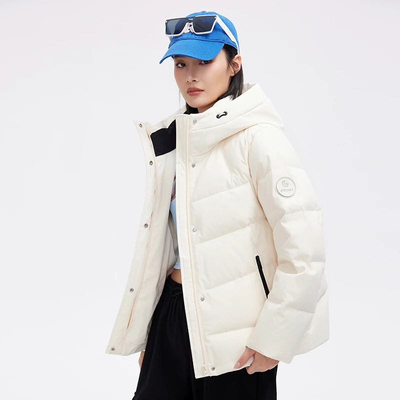 【爆品捡漏】暖频道羽绒服正品90%绒子含量短款休闲百搭连帽新款