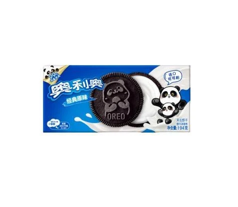 奥利奥 进口可可粉经典原味夹心饼干 194g/盒