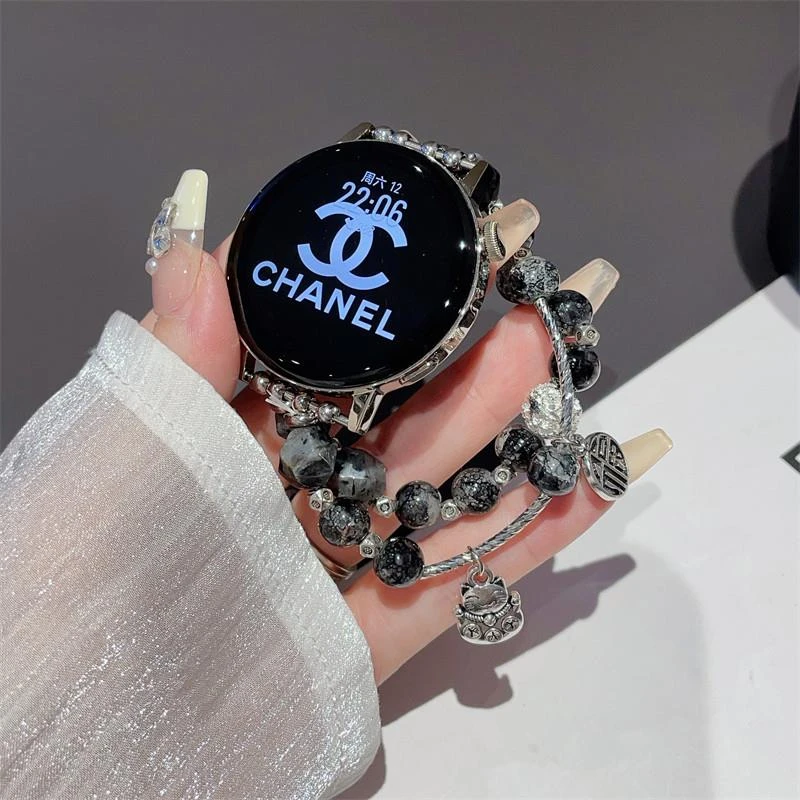 适用华为手表gt2/GT3水墨风手链表带78手环watch34pro荣耀magic2