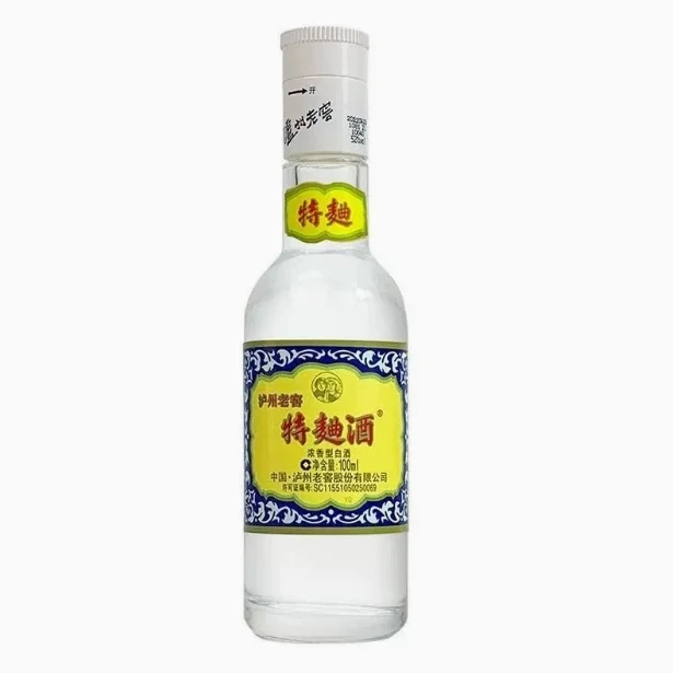 泸州老窖【HG】特曲60版小酒52度100ml（光瓶）白酒自饮聚会52度100ml