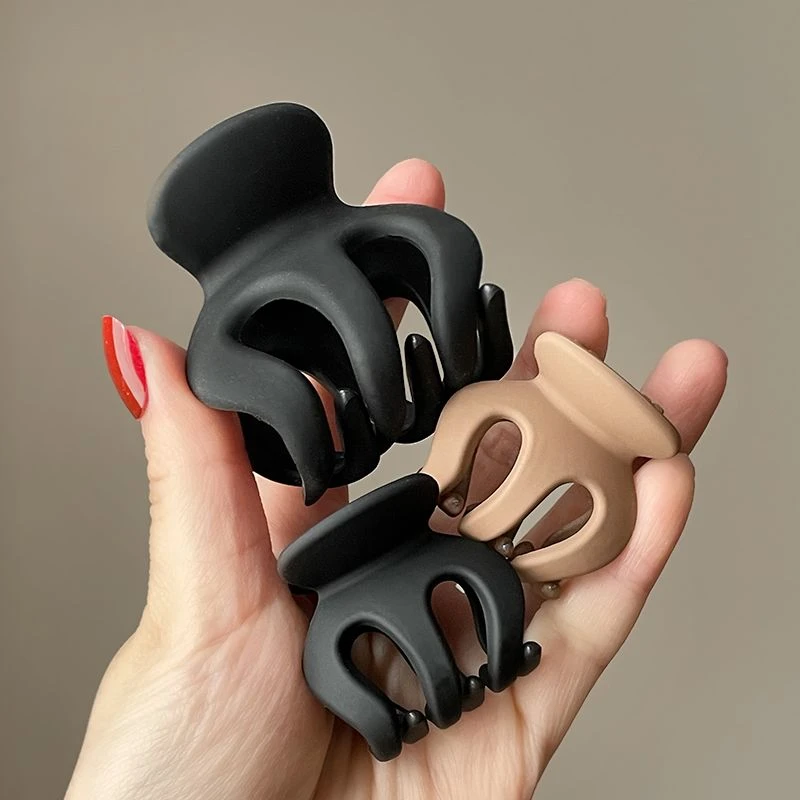 高马尾固定神器小发夹女后脑勺抓夹南瓜夹发卡