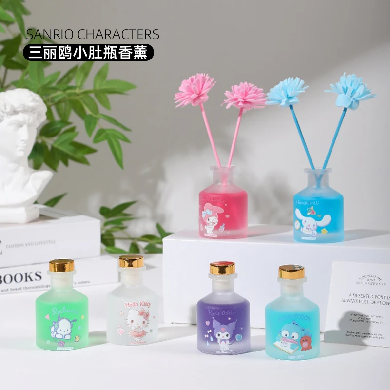三丽鸥正版授权小肚瓶香薰凯蒂猫美乐蒂无火香薰清新萌趣可爱卧室