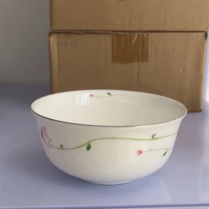 瓷片花仙子5寸米饭碗