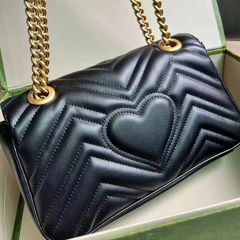 高端定制3档货马蒙单肩包 —3013黑色