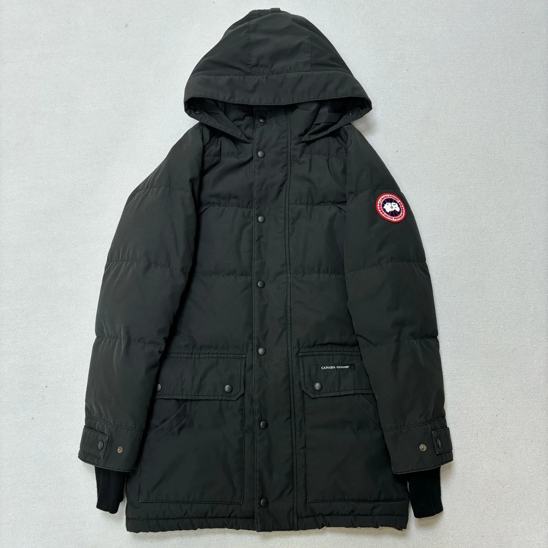 Canada Goose加拿大鹅/中长款派克防风羽绒服/S/99新/编号5665
