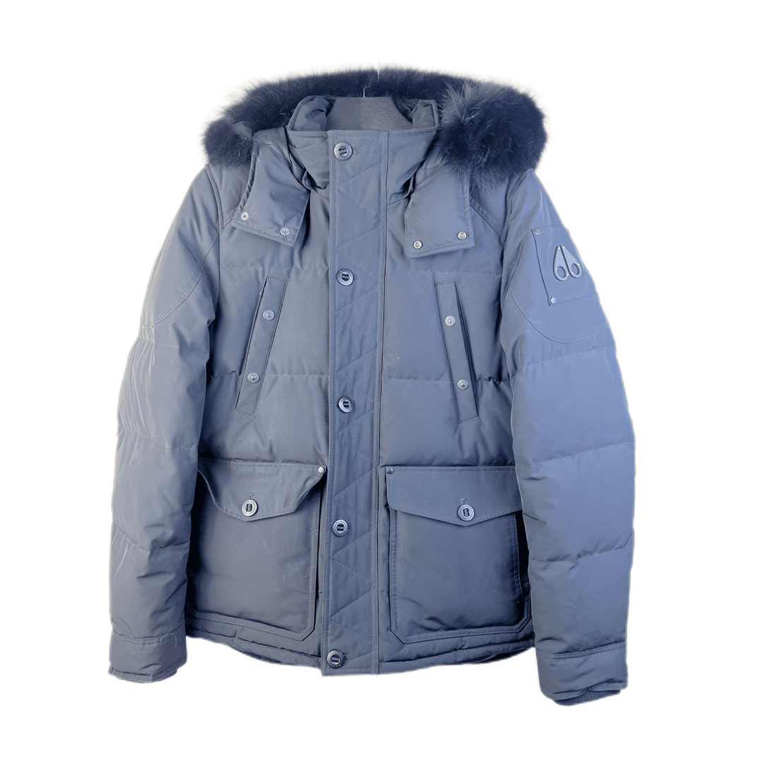 全新未使用  MOOSE Anguille Godbout小剪刀黑色羽绒服/尺码M