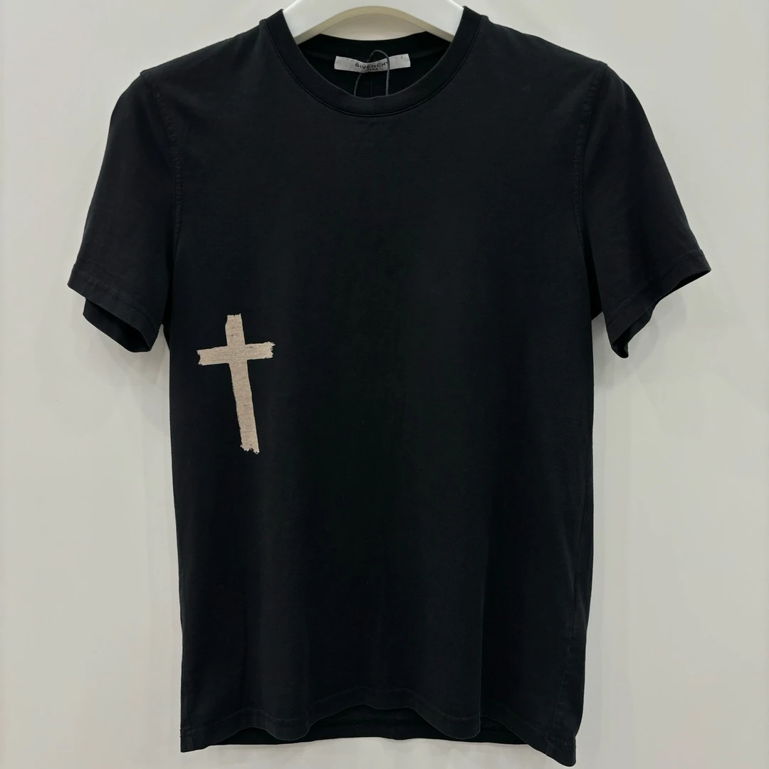 Givenchy 纪梵希/纯色十字架印花短袖/尺码M/成色99新/编号6151