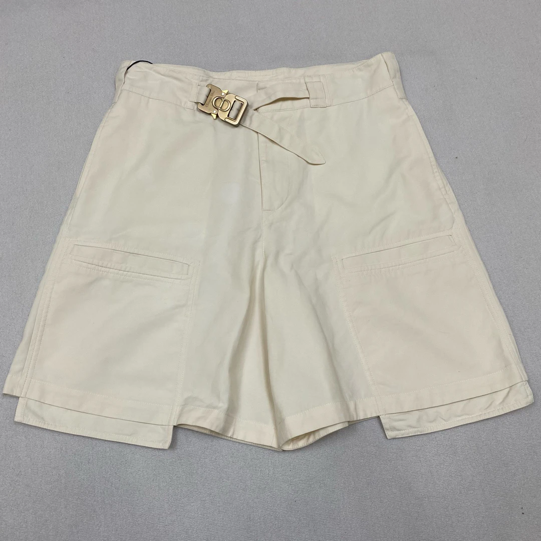 Dior 迪奥/CD金属扣工装风机能短裤/尺码48/编号5389