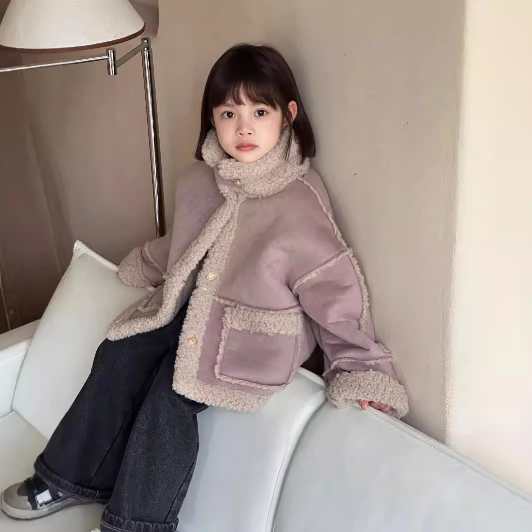 5.女童冬装外套2024秋冬新款洋气儿童冬装加厚捡漏