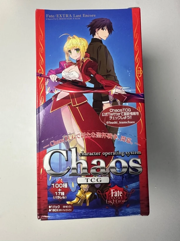 中古（日版  chaos）fate 对战卡 单包