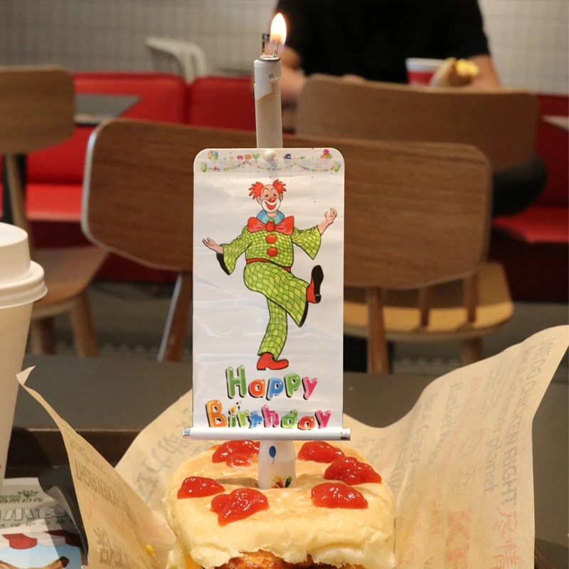惊喜小丑可爱卡通生日派对创意蜡烛