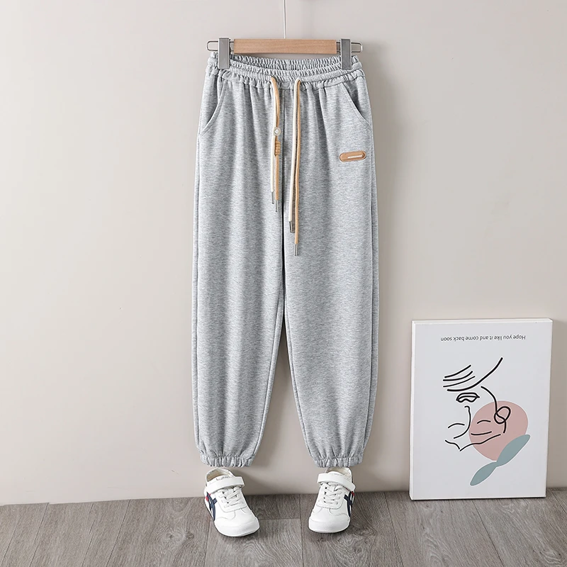 休闲裤长裤百搭薄款宽松裤子九分夏季灰色潮流卫裤时尚运动裤韩版