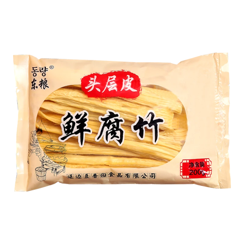 东粮鲜腐竹 免泡发 原浆头层皮 200克*5袋