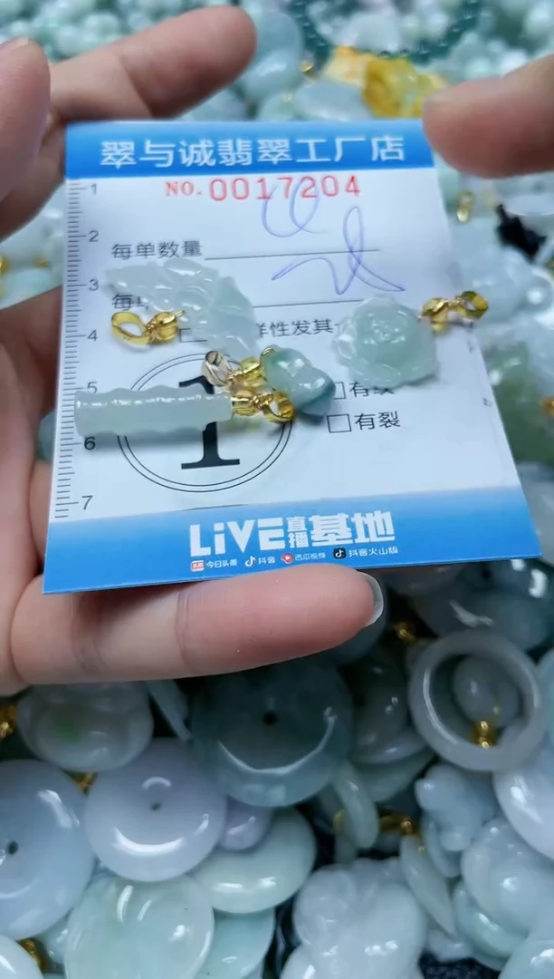 【闪购商品】翡翠挂件未镶嵌闪购0017204