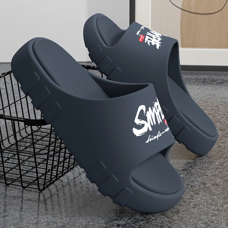 足康乐拖鞋男士居家夏季2024新款外穿厚底防滑eva不臭脚情侣凉拖