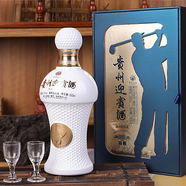 迎宾贵州迎宾酒(铂爵)高尔夫酱香型53度白酒单瓶纯粮