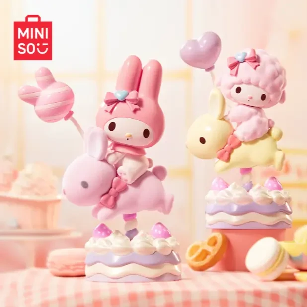 MINISO名创优品My Sweet Piano My Melody系列甜蜜派对大体摆件