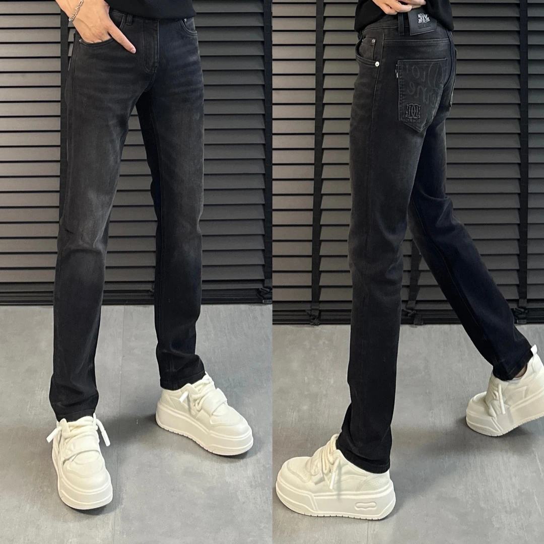 DionJerne/蒂奥杰里24N615秋季2024新款男士商务休闲百搭牛仔裤