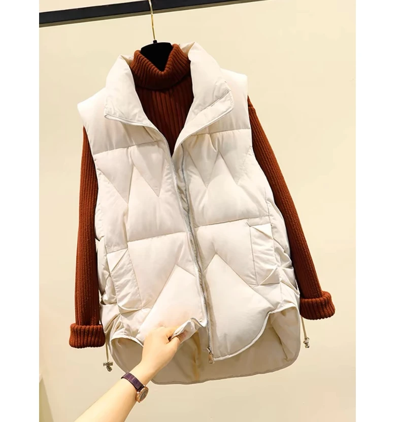 棉马甲女2024冬季新款加厚保暖背心马夹2855【5】