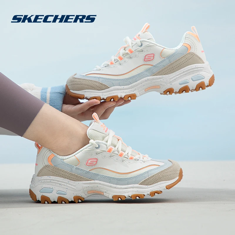 斯凯奇低帮复古熊猫鞋女鞋2023春季新款自然色运动鞋休闲鞋149589