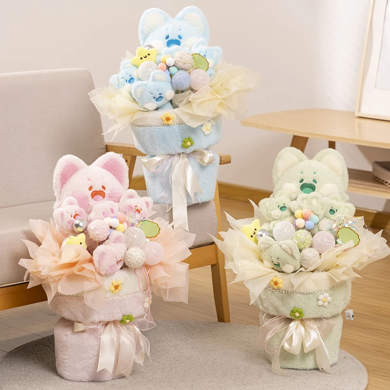 哆小屁品牌嘟嘟喵38节教师节玩偶花束生日礼物520花束毕业季