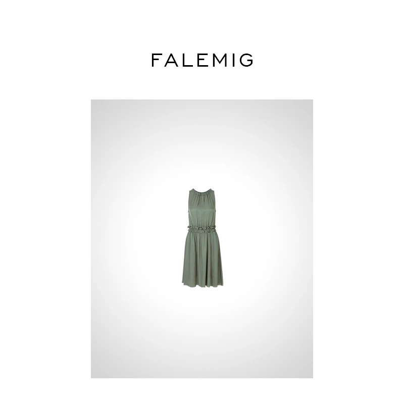 FALEMIG休闲绑带连衣裙FFA243065L0369