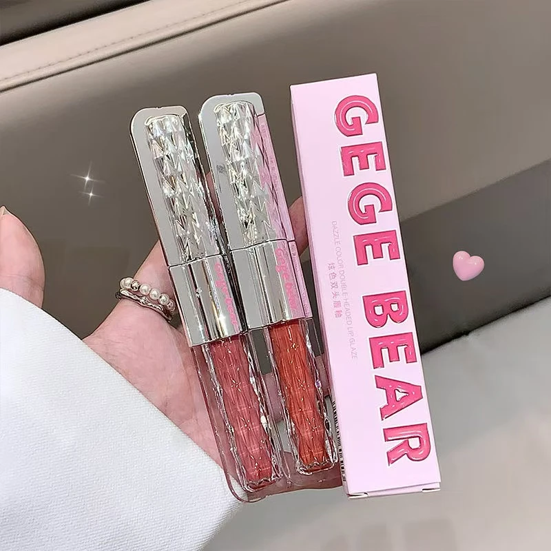 【孤品】戈戈小熊炫色双头唇釉