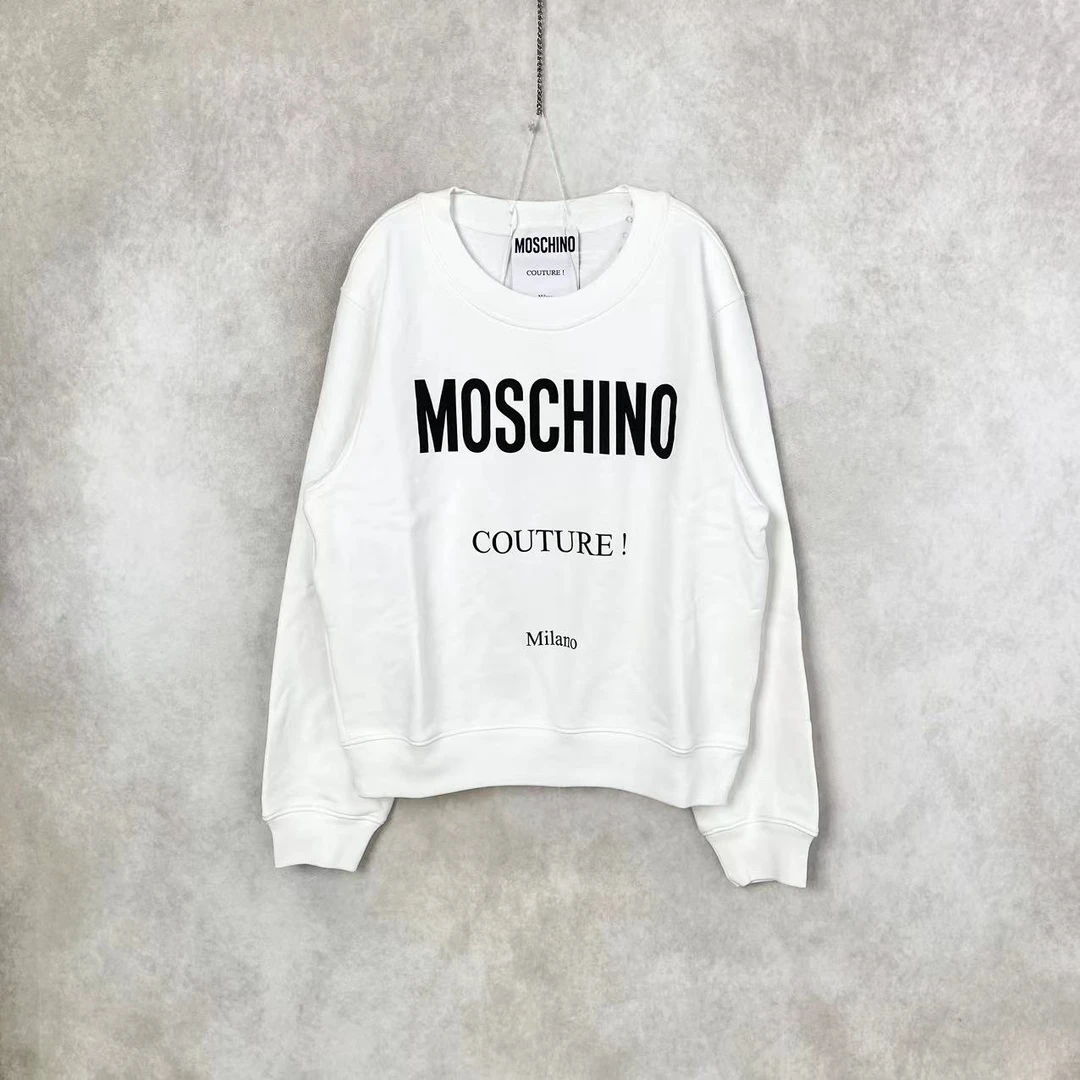 MOSCHINO 莫斯奇诺 白色卫衣 尺码可选