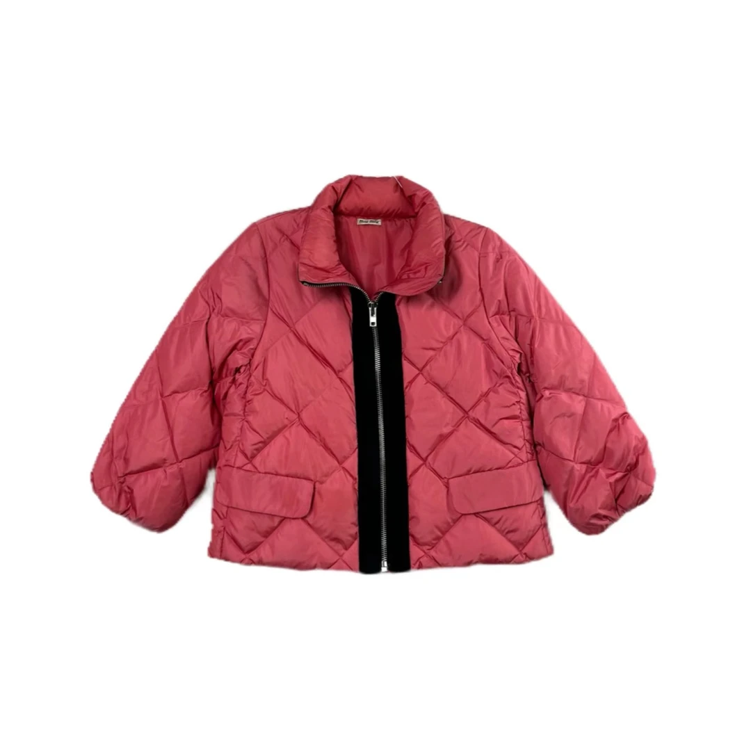 miumiu/谬谬7680 粉色羽绒服 38码